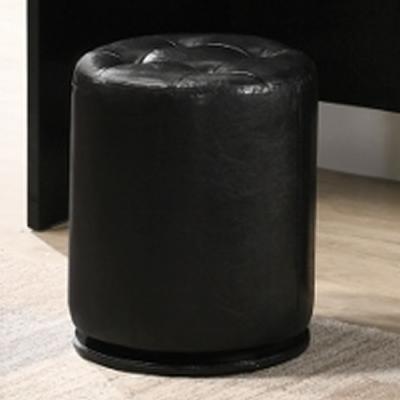 Crown Mark Morgan B4851BK-93 Round Swivel Stool - Black IMAGE 1